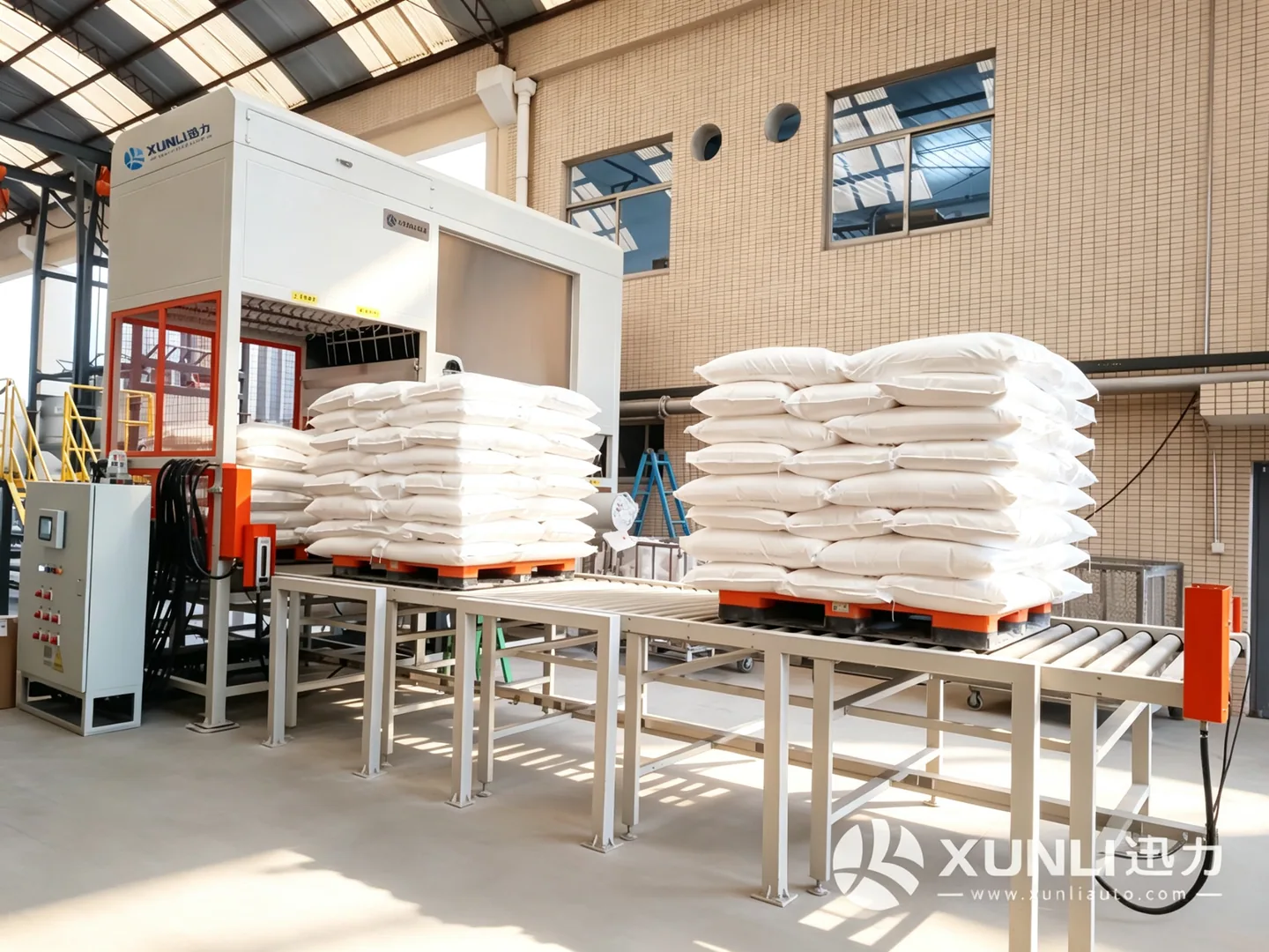 LAB-粉料专用 PVC 粉料自动拆包项目现场1