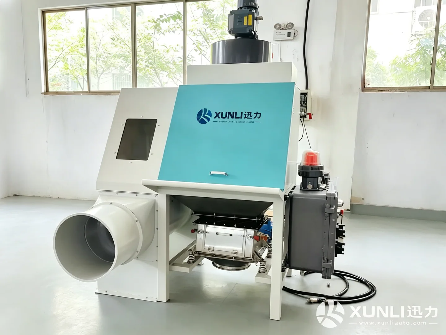 MB-850 人工投料站除尘接口结构实拍画面
